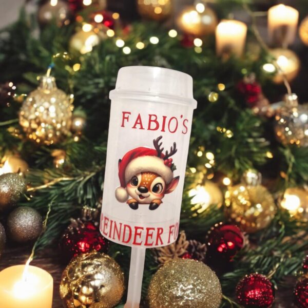 Personalised Reindeer Food Confetti Popper