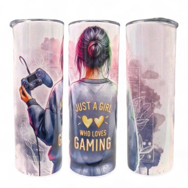 Just A Girl Who Loves Gaming 20oz Tumbler