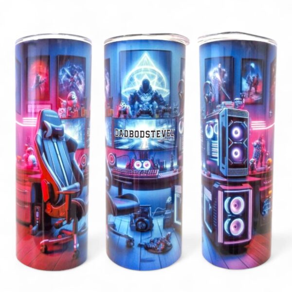 Personalised Gaming Set Up Theme 20oz Tumbler