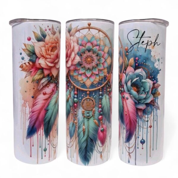 Personalised Bohemian Dream Catcher 20oz Tumbler