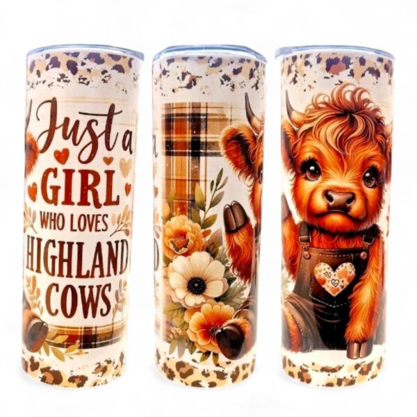 Just A Girl Who Loves Highland Cows 20oz Tumbler